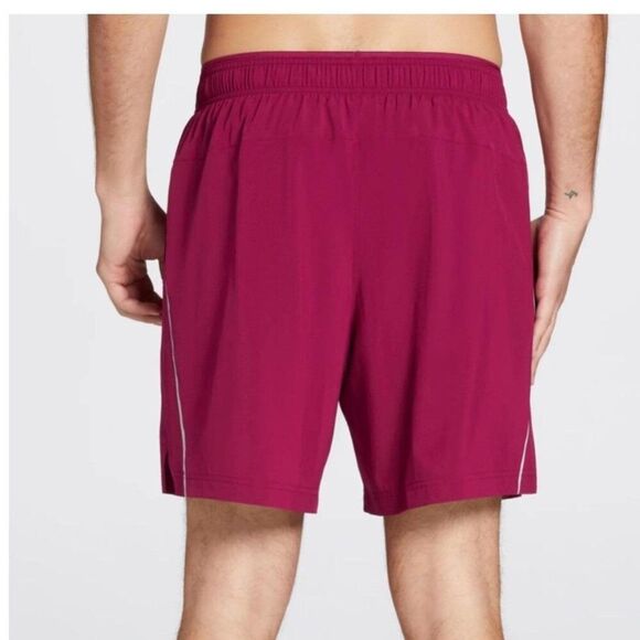 DSG Men's 5" Stride Shorts Built-In Brief Burgundy Size Small‎ NWT - Picture 2 of 7